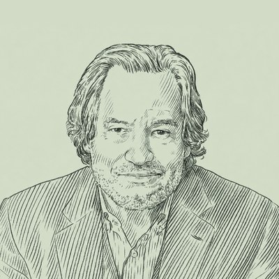 Illustrated portrait of Chris Whittle